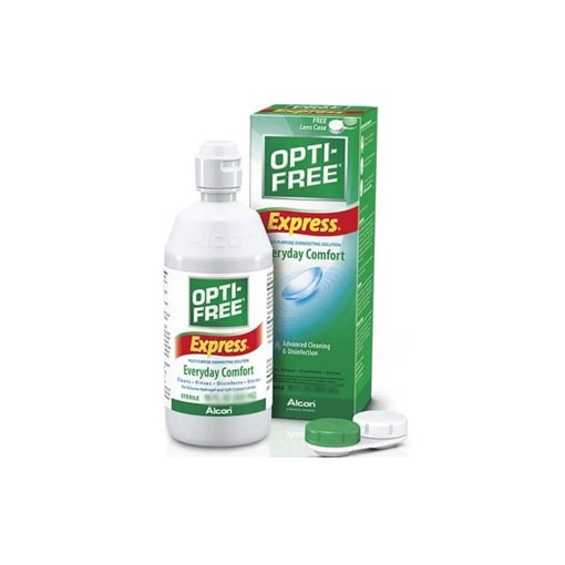 محلول شستشوی لنز اپتی فری مدل  OPTI-FREE Express حجم 120میلی لیتر 